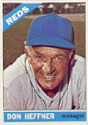 1966 Topps Baseball Cards      269     Don Heffner MG